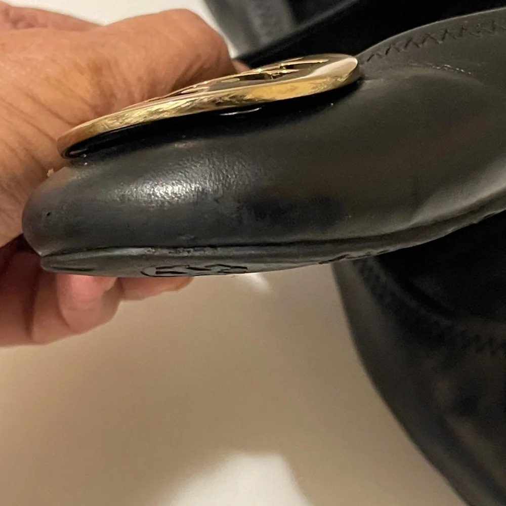 Tory Burch Shoes | Tory Burch Reva
Black Ballet Flats Logo Metal - Picture 13 of 14